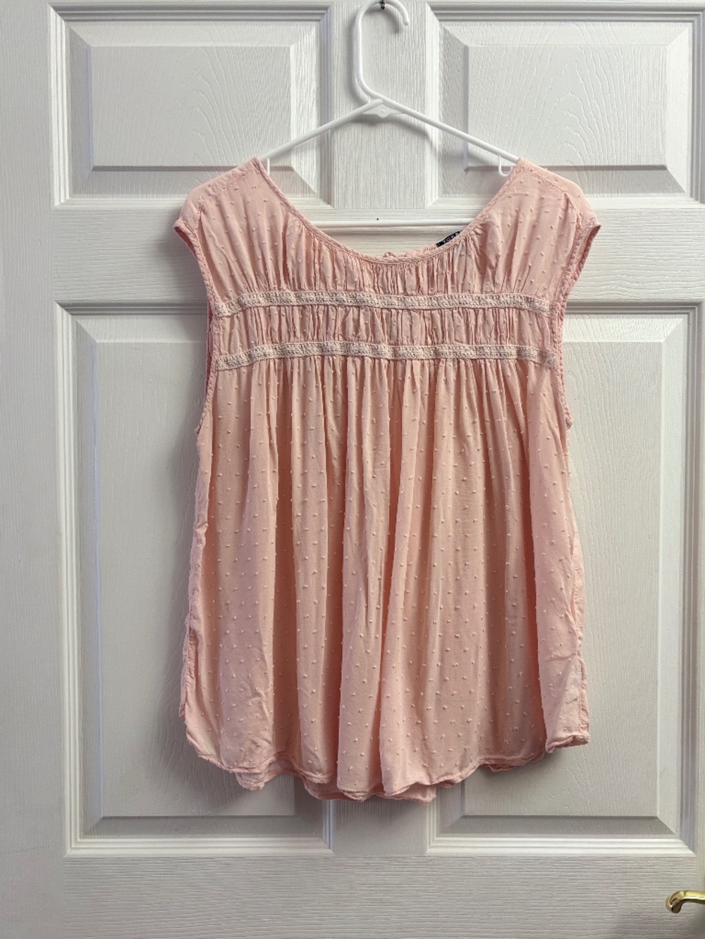 Women's Torrid Pink Flowy Short Sleeve Blouse